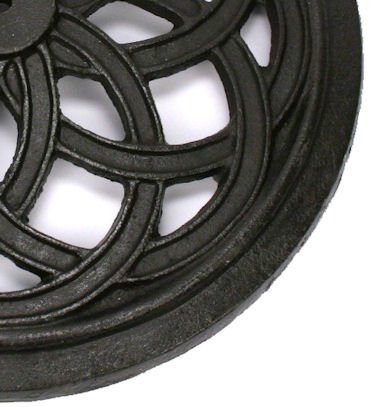 Cast Iron Celtic Lattice Umbrella Base