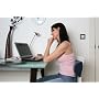 ExtraComfort Large Restore� Memory Foam Lumbar/Back Support D Roll with Adjustable Strap 35x20x9.5cm(13.7x7.9x3.7 inches)