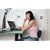 ExtraComfort Large Restore� Memory Foam Lumbar/Back Support D Roll with Adjustable Strap 35x20x9.5cm(13.7x7.9x3.7 inches)