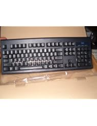 PC Accessory: *NEW* BLACK IBM VINTAGE PS2 PS/2 BLACK 104 SEMI CLICKY KEYBOARD - IBM