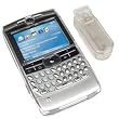 Verizon Motorola Q PDA Protective Hard Crystal Clear Shell Case SNAP-ON with Belt Clip