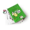 4 Carnets piqu� metal reli�s par un anneau