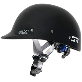 Shred Ready Carbon Deluxe Shaggy Kayak Helmet by