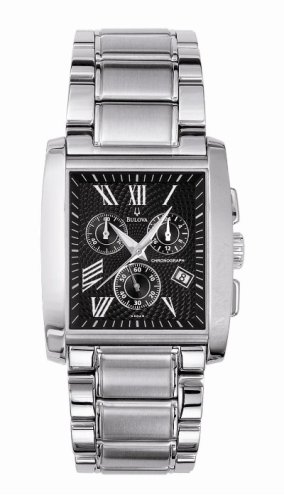 Bulova Mens 96G45 Chronograph Bracelet Watch
