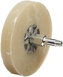 3M Stripe Off Wheel 07498, 3/8" Mandrel, 4" Diameter x 5/8" Width, Beige  (Pack of 1)