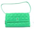 Vera Bradley Upper East Clutch Purse Nylon Green