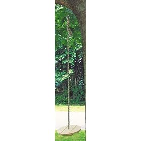 Garden Toys - Wooden Monkey Single Rope Swing