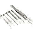 6 Watchmakers Screwdrivers Tweezers Jeweler Repair Tool