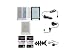 Crazyondigital Kindle DX skin Black + skin Clear + skin Pink + skin Clear + Hard Crystal Case + Auto car charger + home travel charger + 2x Screen protector + Compatible earphone + Complement Crazyondigital fishbone headphone winder