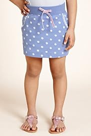 Pure Cotton Spotted Sweat Skirt