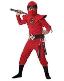 Ninja Master Child (Red) Costume