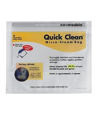 Medela microwave steam bags
