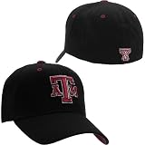 Top of the World Texas A&M Aggies Black 1-Fit Stretch Cap