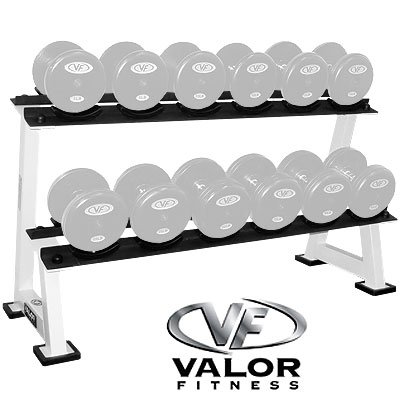 Valor Fitness BG-10 6 Pair Dumbbell Weight Rack 2BG0102BM Valor Fitness BG-10 6 Pair Dumbbell Weight Rack 2BG0102BM