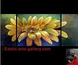 Modern Abstract Oil Paintings on Canvas Sunflower Painting 67