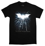 The Dark Knight Rises Shattered Bat Signal DC Comics Movie T-Shirt Tee