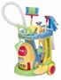 PlayGo 3080 - 10-teiliger Putztrolley mit batteriebetriebenem Staubsauger