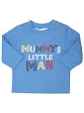 from M&Co Mummys little man t-shirt Blue 12/18 MNTH