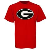 Georgia Bulldogs Red Giant Logo T-shirt