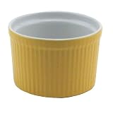 BIA Cordon Bleu 10-Ounce Tall Souffle, Set of 4, Two-Tone Citrus White by Bia Cordon Bleu
