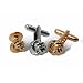 Geoffrey Beene Love Knot Cufflink and Stud set in Gold or Silver