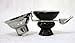 Hookah4sale Bowls Wind Cover Shisha, Charcoal Screen, Black
