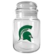 Michigan State Spartans NCAA 31oz Glass Candy Jar - Primary Logo by Great American Products