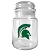 Michigan State Spartans NCAA 31oz Glass Candy Jar - Primary Logo by Great American Products