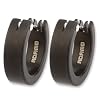 ADAMO Edelstahl Herren-Creolen "Darkness" 14mm (125-80)