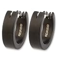 ADAMO Edelstahl Herren-Creolen "Darkness" 14mm (125-80)
