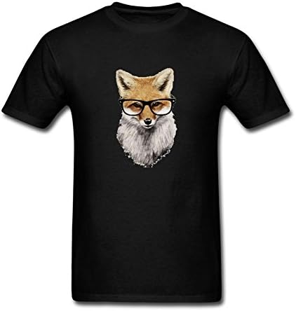 Pingteam Men's Mr. Fox Art T shirts Size XL Black