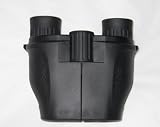 GSI Super Quality 8x25 Compact Folding Roof Prism Binoculars - Black - Case and Cleaning Cloth Included - For Sports, Concerts, Surveillance, Travel Etc.