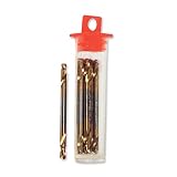 Buy #30 HSS Drill Bit - Titanium Coated- 12 per tube by AES Industries