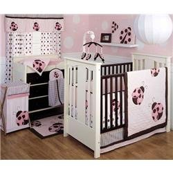Mod Ladybug 4-Piece Baby Crib Bedding Set product image