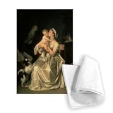 Motherhood, 1805 by Marguerite Gerard - Tea Towel 100% Cotton - Art247 - Tea Towel - 46x70cm