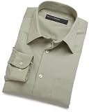 Perry Ellis Men's Long Sleeve Wrinkle Free Shirt,Desert Sage,14H 32/33