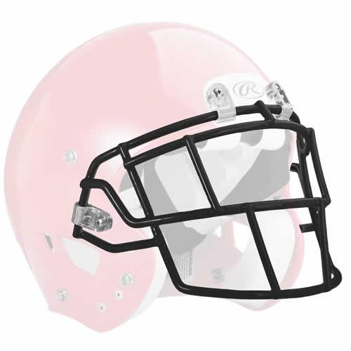 SO2REGXL RAWLINGS ADULT FACEMASK Standard Eye Glass Open 2-Bar BLACK