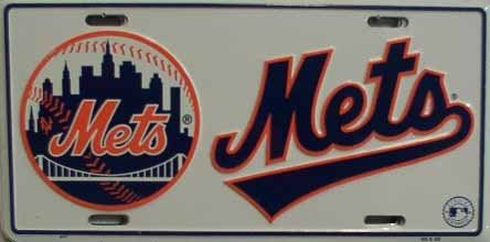 LP - 592 NY New York Mets MLB Baseball License Plate - 657
