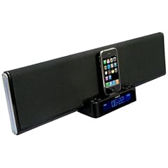 Logic3 WIS030K i-Station Soundbar Lautsprecher f�r iPhone/iPod mit Radio und integrierter Dockingstation