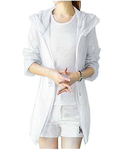 【PALERO・パレロ】 選べる5色 ウインドブレーカー パーカー ラッシュガードパーカー オーバーウェア スタイル レディース スリム タイト レディーズ 日焼け 対策 ＵＶカット 春 夏 秋 薄手 海 プール