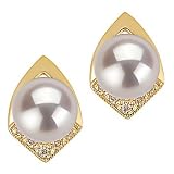 Julia White 7-8mm AAA Japanese Akoya 14 Karat Gold Pearl Earring Set
