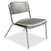 Iceberg Products - Iceberg - Rough "n" Ready Big & Tall Stack Chair, Charcoal, 4/Carton - Sold As 1 Carton - Ideal for big and tall users; supports up to 350 lbs. - Ergonomically designed for comfort with an extra-wide seat and back. - Blow molded, high-density polyethylene is dent- and scratch-resistant. - Heavy-gauge, powder-coated steel tube frame. - No-mar feet protect floor.