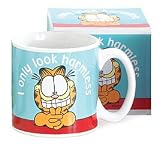 Garfield The Cat I Only Look Harmless Collectible Coffee Mug With Gift Box