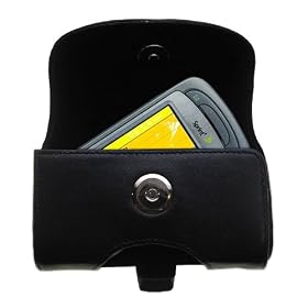 Horizontal Leather Case with Belt Clip / Loop for the Sprint PPC-6800