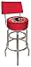 NHL Calgary Flames Padded Bar Stool with Back