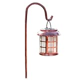 Unique Arts Copper coated country style solar lantern