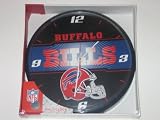 BUFFALO BILLS 12 Team Colors & Logo Round WALL CLOCK