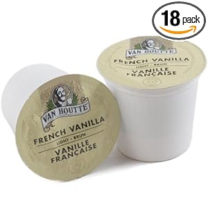 Van Houtte French Vanilla Coffee Keurig K-Cups 18 Count