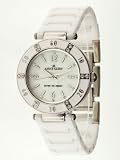 AK Anne Klein Women's 109417WTWT Swarovski Crystal Accented Silver-Tone White Ceramic Watch