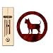 chihuahua28  - Chihuahua Wind Chimes XSMALL Bronze